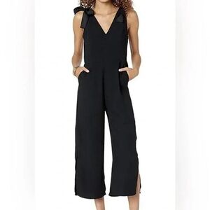 LILLY PULITZER TIE STRAP BLACK JUMPSUIT